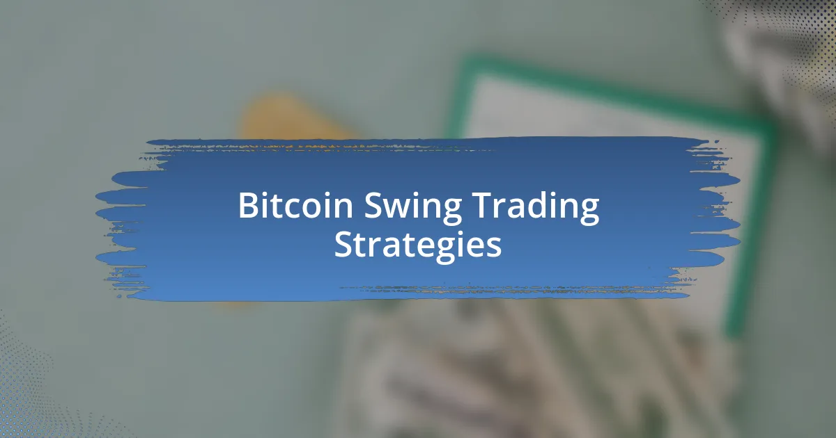 Bitcoin Swing Trading Strategies Quiz Culinaryon Sg