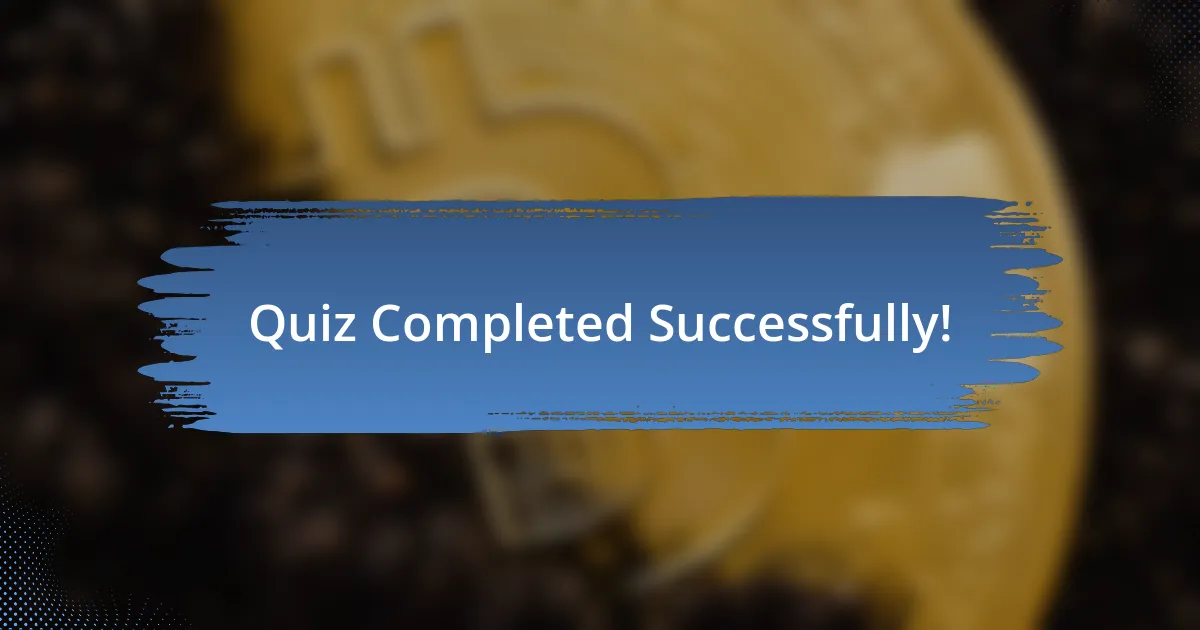 Quiz Completed Successfully!