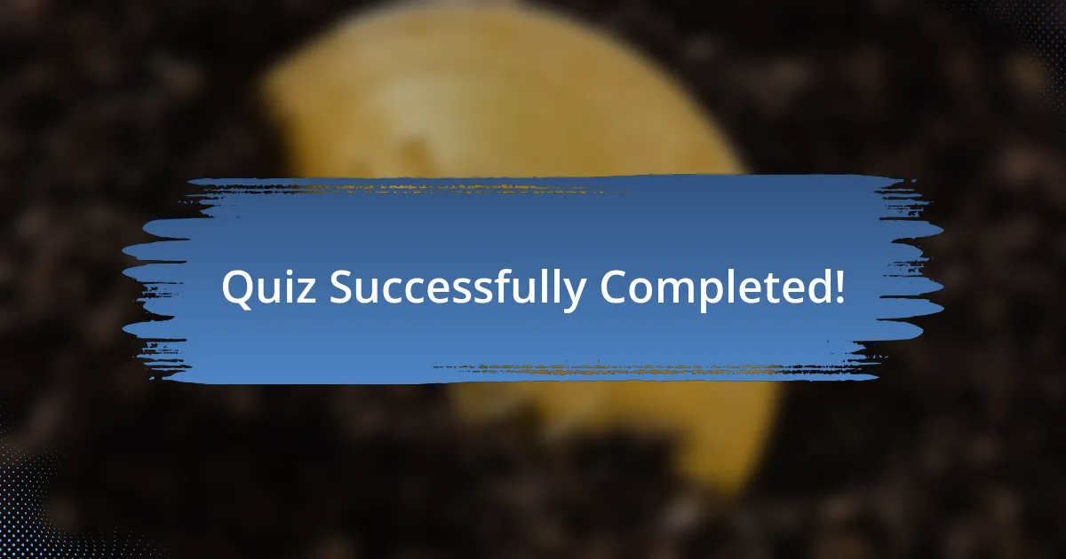 Quiz Successfully Completed!