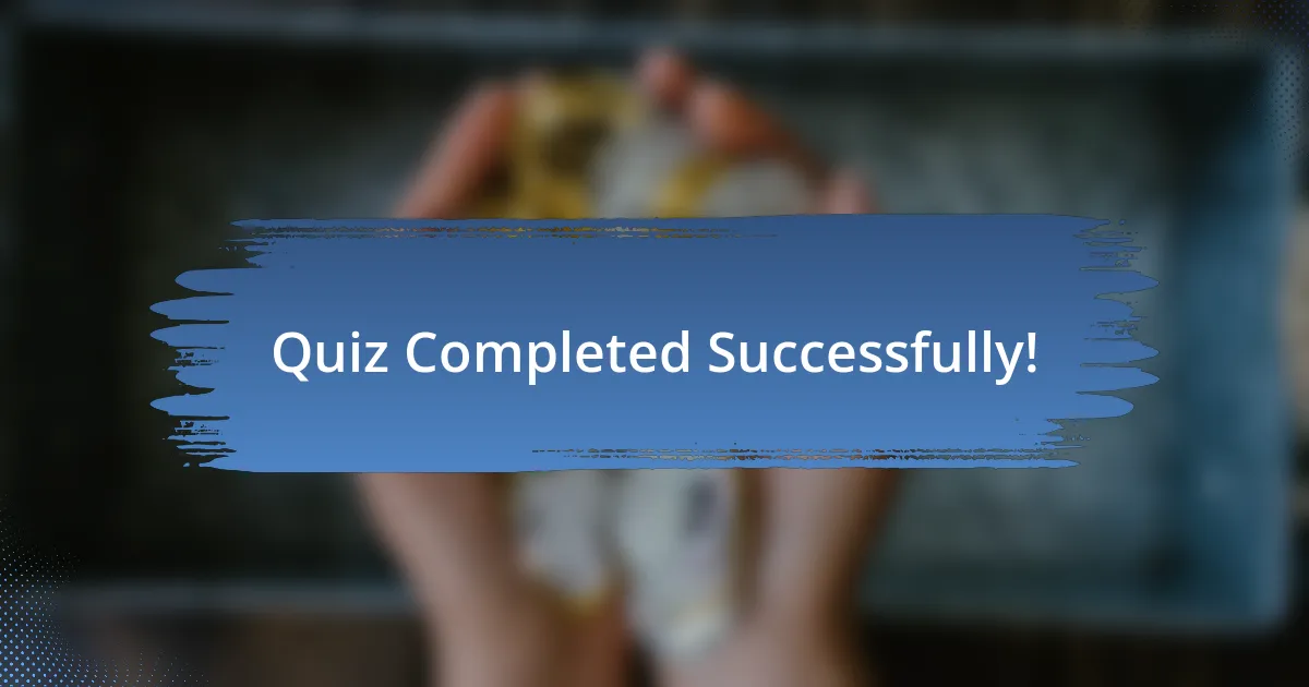 Quiz Completed Successfully!