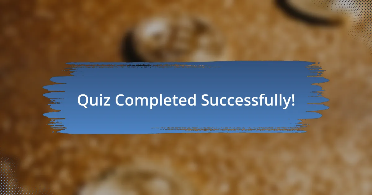 Quiz Completed Successfully!