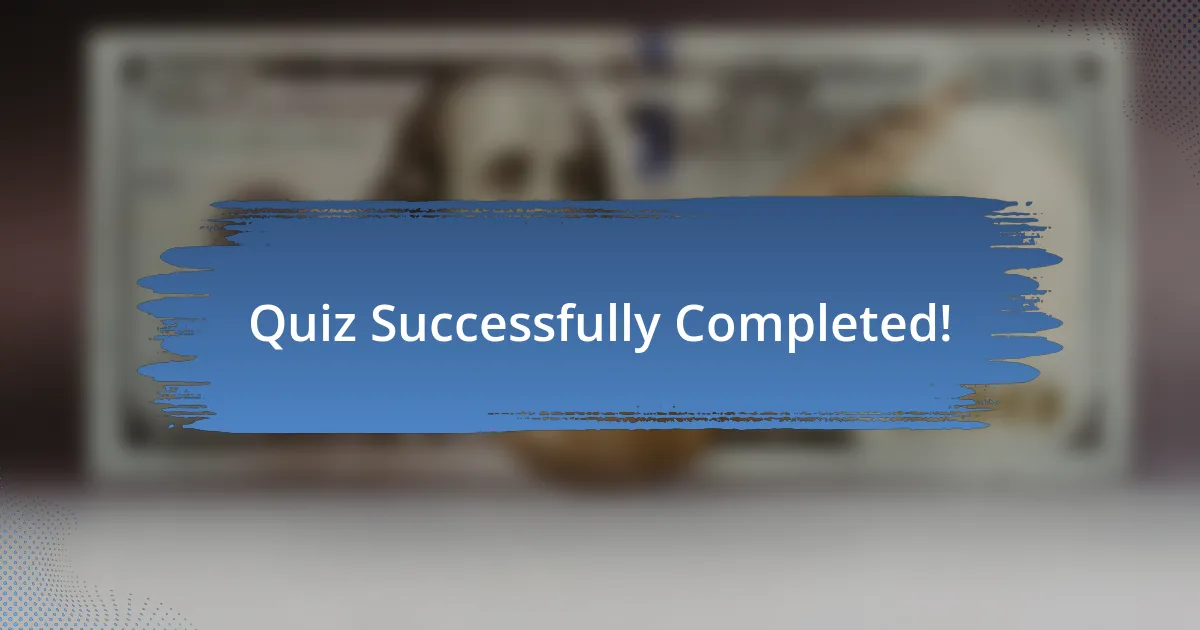 Quiz Successfully Completed!