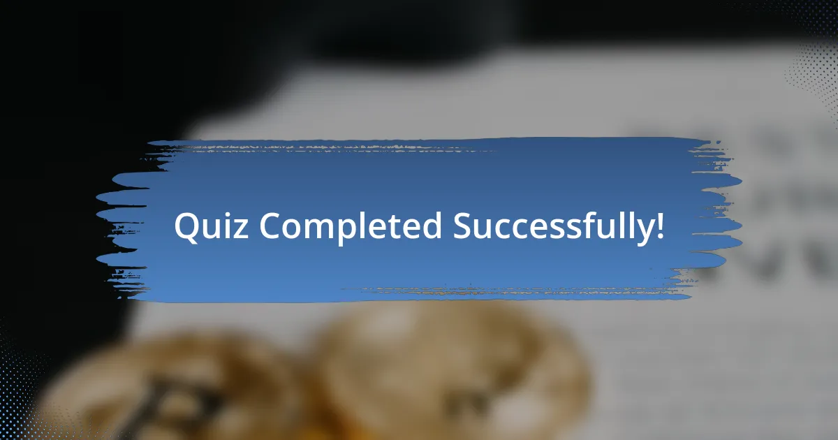 Quiz Completed Successfully!