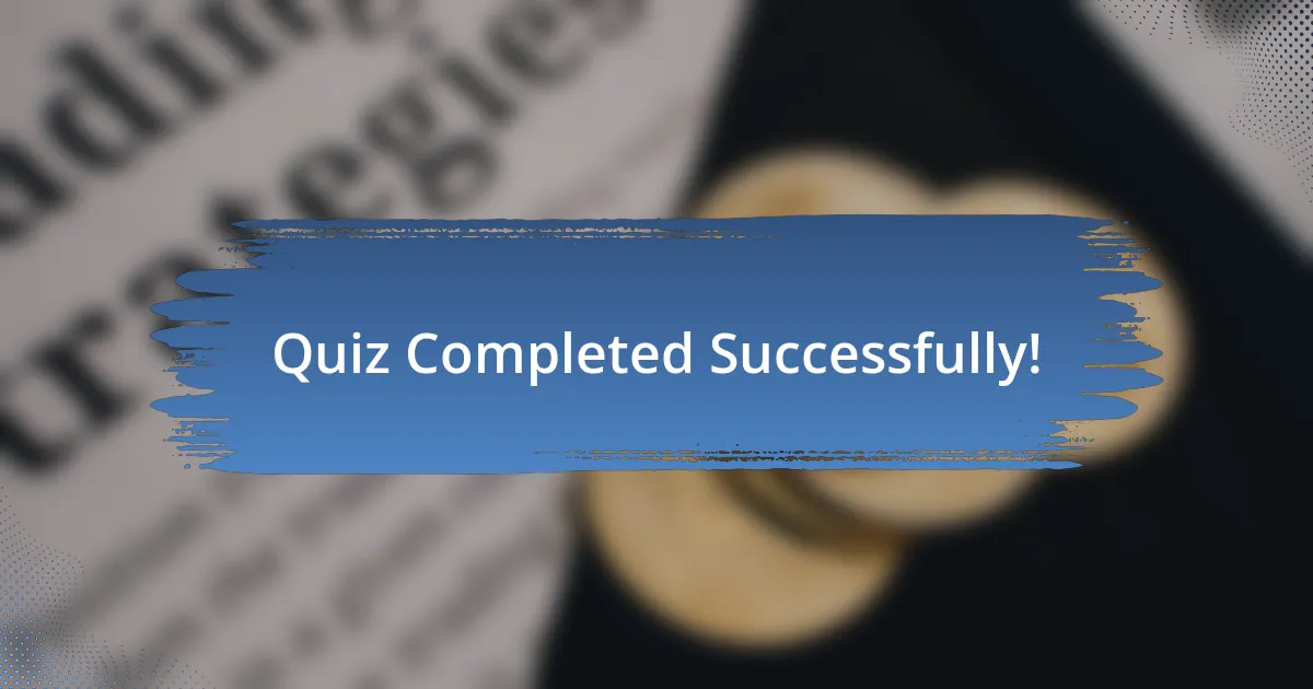 Quiz Completed Successfully!