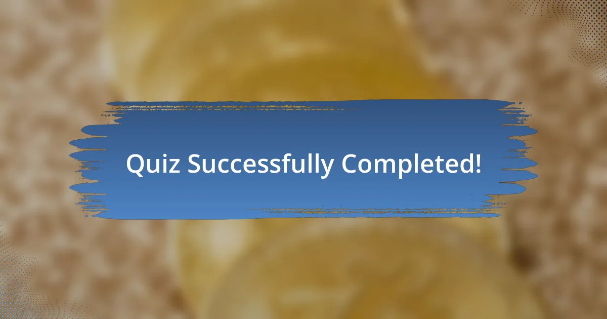 Quiz Successfully Completed!