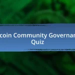 Bitcoin Community Governance Quiz