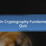 Bitcoin Cryptography Fundamentals Quiz