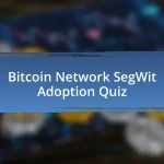 Bitcoin Network SegWit Adoption Quiz